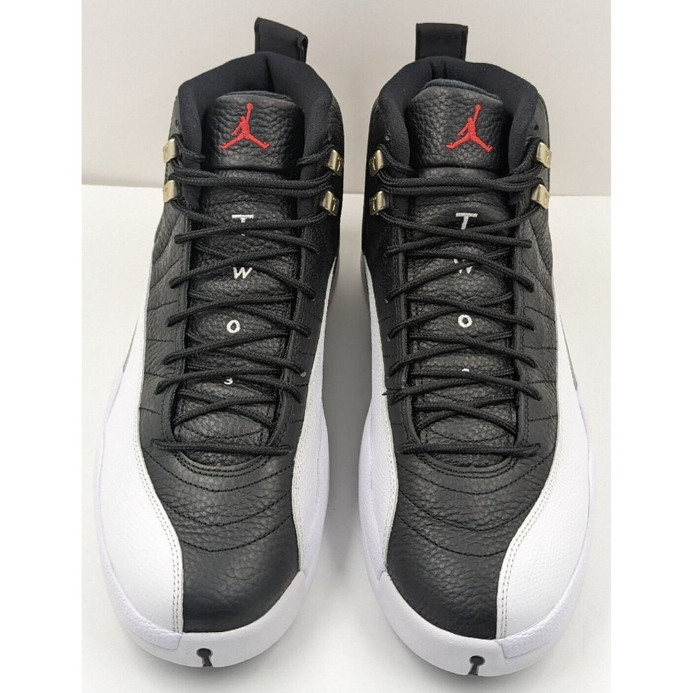 Nike Air Jordan 12 Retro 2022 Black White ‘Playoffs’ 2022 CT8013-006 Men Size 13